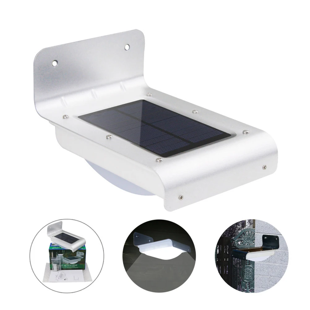 

2Pcs Human Body Induction Lamp Solar Powered Durable Practical Courtyard Park Garden Corridor Villa Residential Area Outdoor