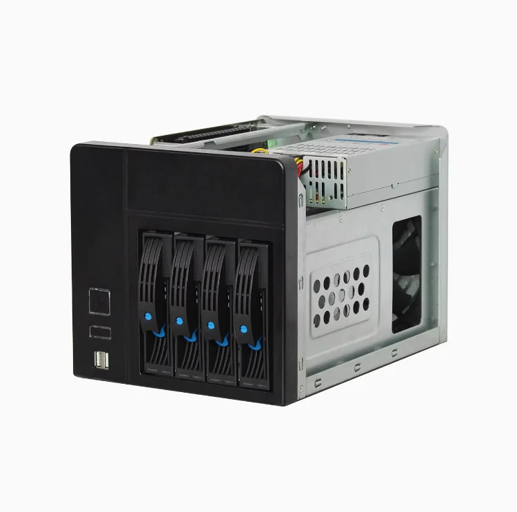 

NAS-4 Network Storage Chassis, Cloud Storage Home To Build Online Office, New Quality Assurance
