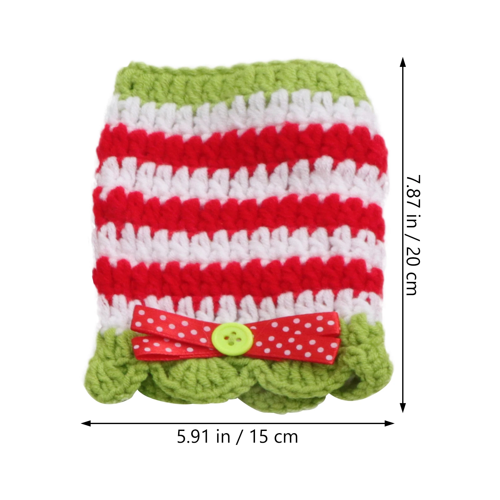 

Christmas Style Cotton Baby Hat H made Photo Prop for Newborn Infants Soft Elastic H made Crochet Baby Hat Design Gifts