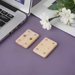 Magnetic Slider Wooden Fidget Push Card Mini Sensory Toys Fingertip Gyro Sound Wave Decompression EDC Adult Toys Office Desk Toy