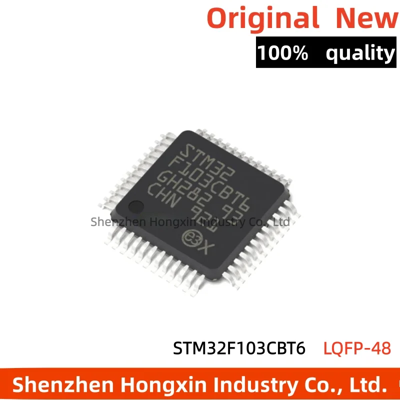 1-5 pieces SMT STM32F103CBT6 microcontroller 32-bit LQFP-48 chip STM32F103