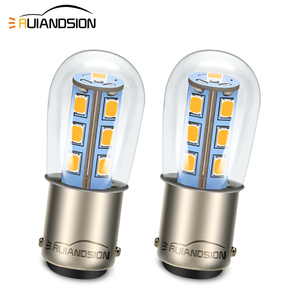 2Pcs 6V 1156 BA15D …