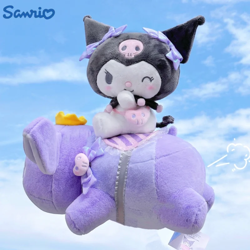 

Новинка, стильная плюшевая игрушка Sanrio Kuromi и Baku, мягкая кукла Kuromi, плюшевые игрушки в стиле аниме, для сна, для девушек