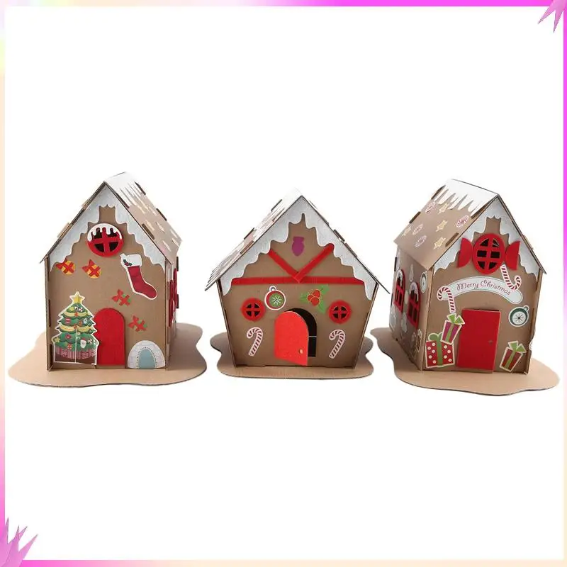 

B50C наборы с подсветкой, ручная работа, поделки для подвешивания украшения, сделай сам, рождественская бумага, украшение, светящийся подарок, крепайе дерево