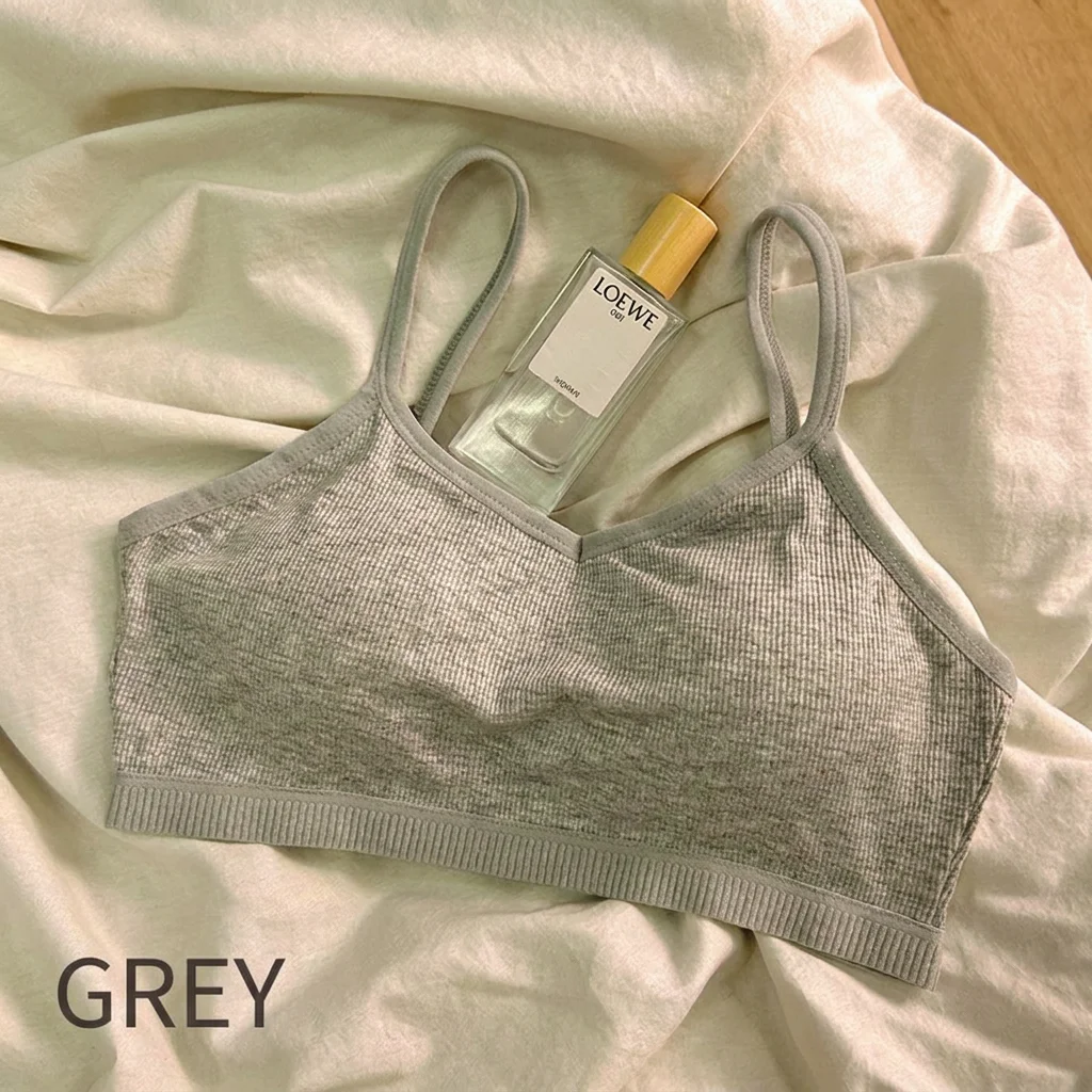 Tube Top Bra Comfortable Seamless Bralette Tank Top Underwear Detachable Cups Teen Girls Intimates For Campus Daily Sports