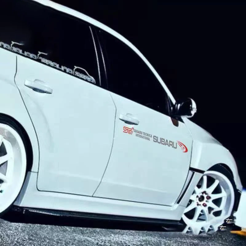 

Автомобильная наклейка Subaru STI, наклейка Lion/New Forester/Proud Tiger/Winged Leopard XV, декоративная модификация кузова с цветочным принтом