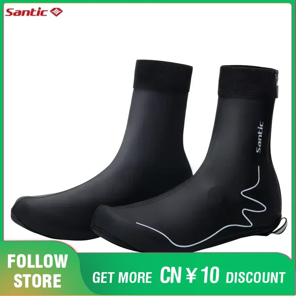 Santic Cycling Shoes Covers Autumn Winter Mountain Bike Riding Equipment Windproof Wear-resistant Road Bike Shoes Cover 2025 New