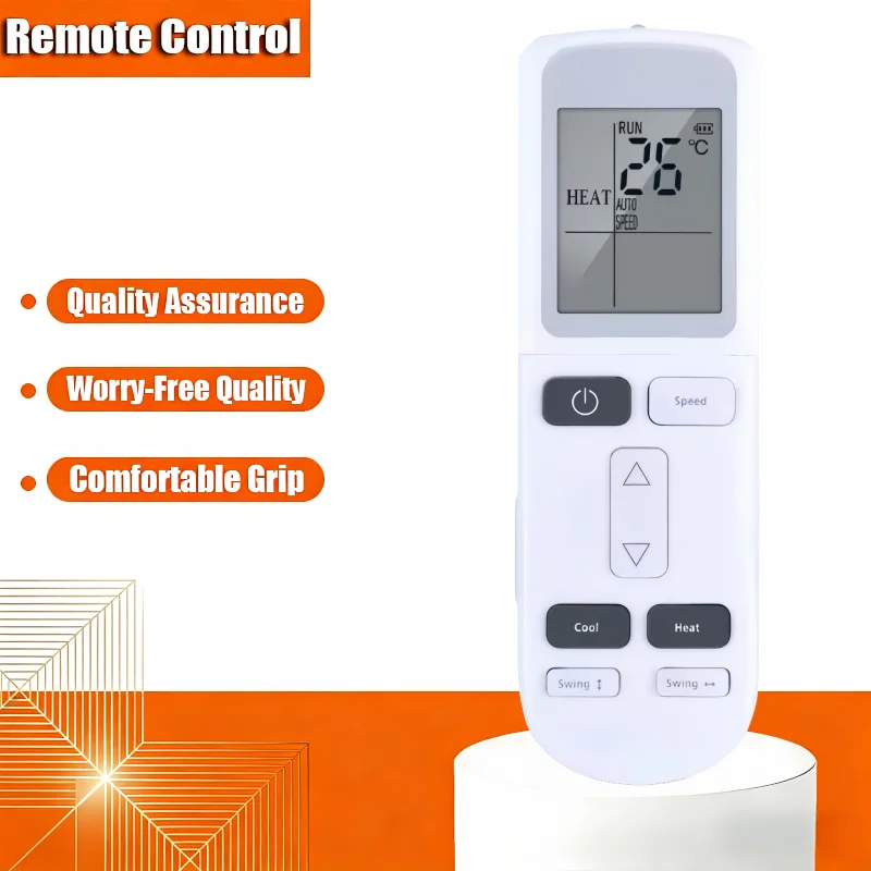 

YKR-L/401E Replace AC A/C Remote Control Compatible with AUX Whirlpool RINNAI Akai Split-Type Wall Mounted Air Conditioner Remot