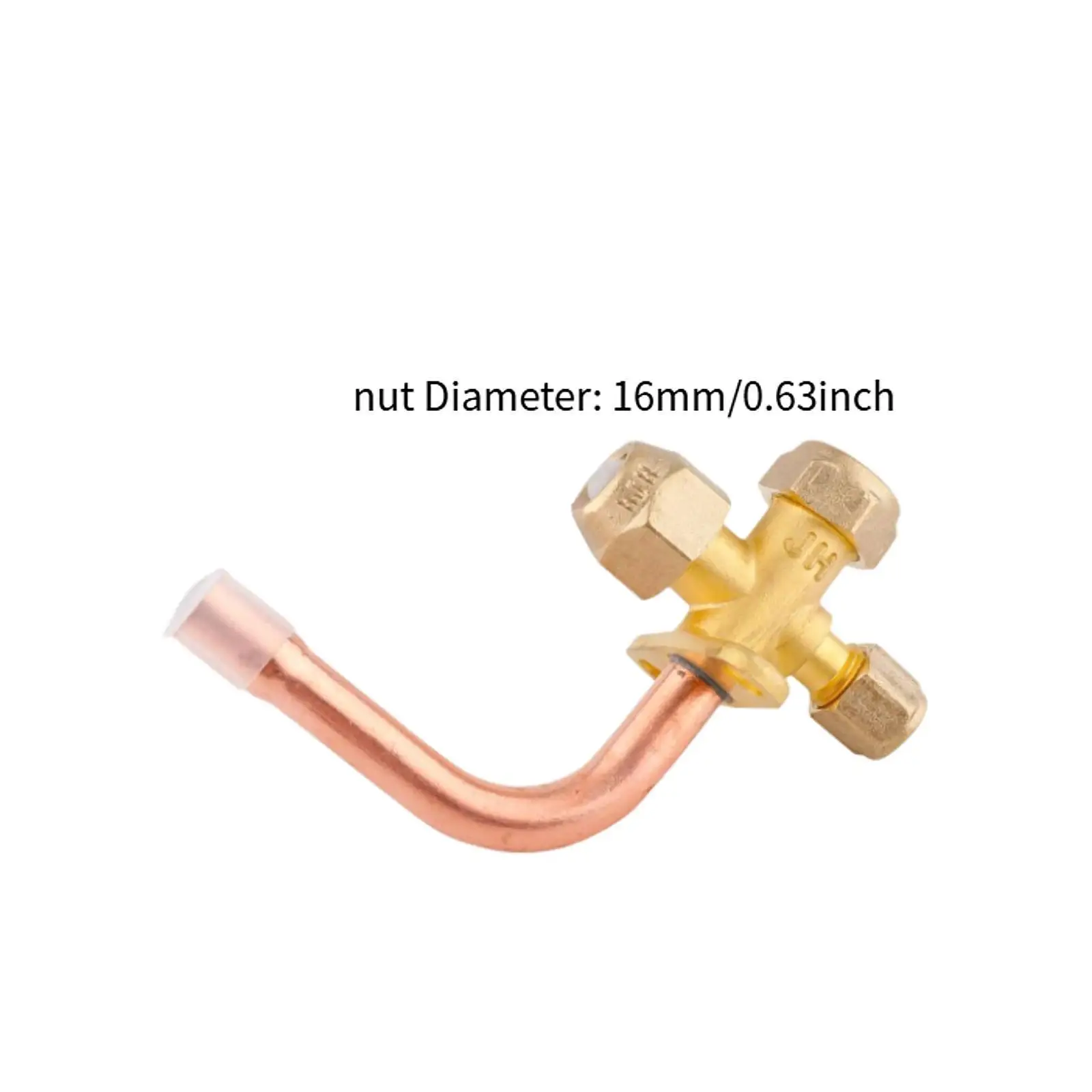 Air Conditioner Stop Valve Sturdy AC Spare Part Copper Outdoor Unit Stop Valve Fitting