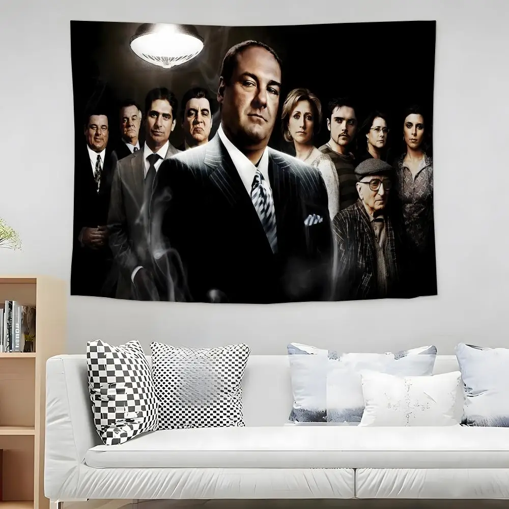 The Sopranos Family Movie Tapestry Multipurpose Home Art for Living Room Bedroom Dorm High Quality Soft Fabric