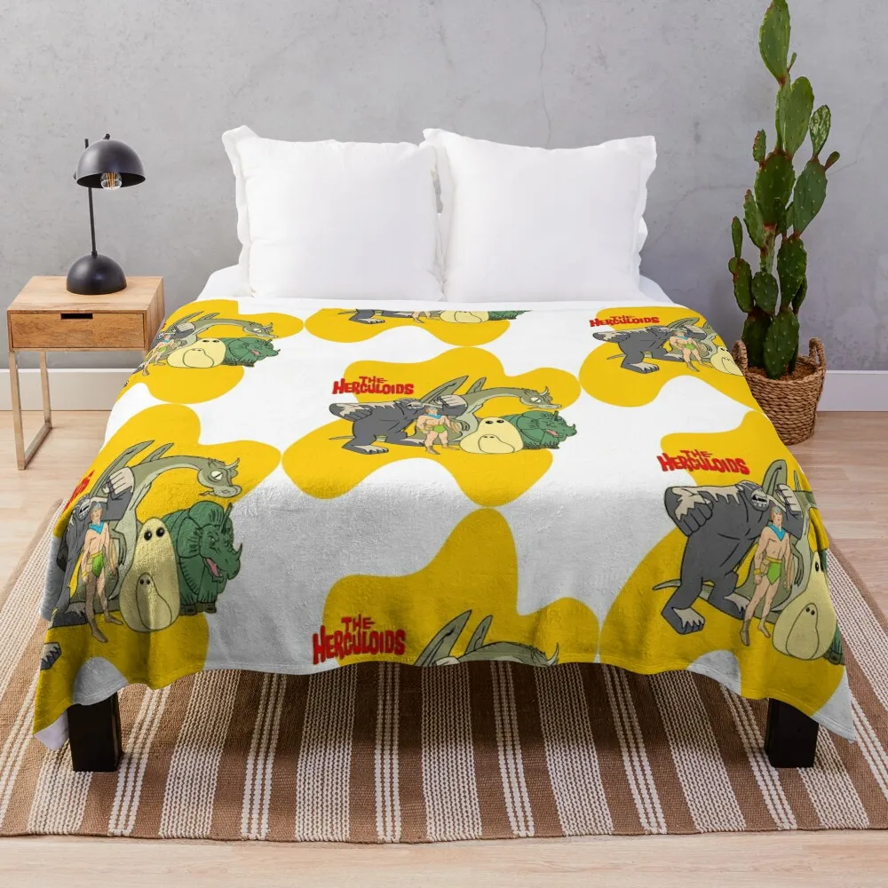 

Classic Cartoons The Herculoids- T-Shirt, Mugs, Bag and more Throw Blanket For Decorative Sofa sofa bed Kid'S Blankets