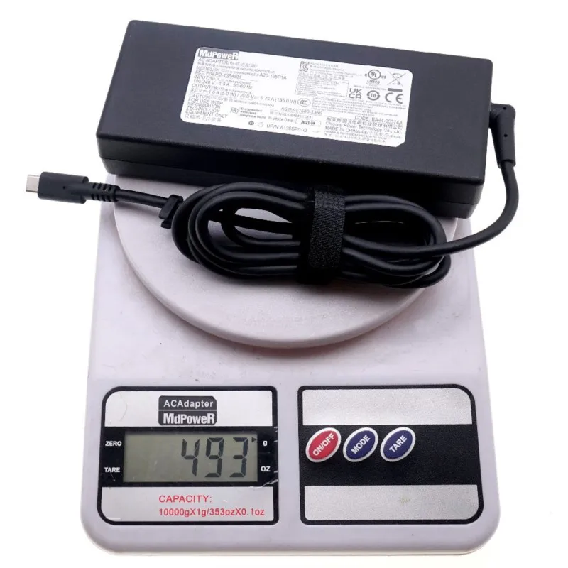 Genuine A20-135P1A A21-135P1A 20V 6.75A 135W Type C AC Adapter PD-135ABH For SAMSUNG Laptop Power Supply Charger A135SP01Q OEM