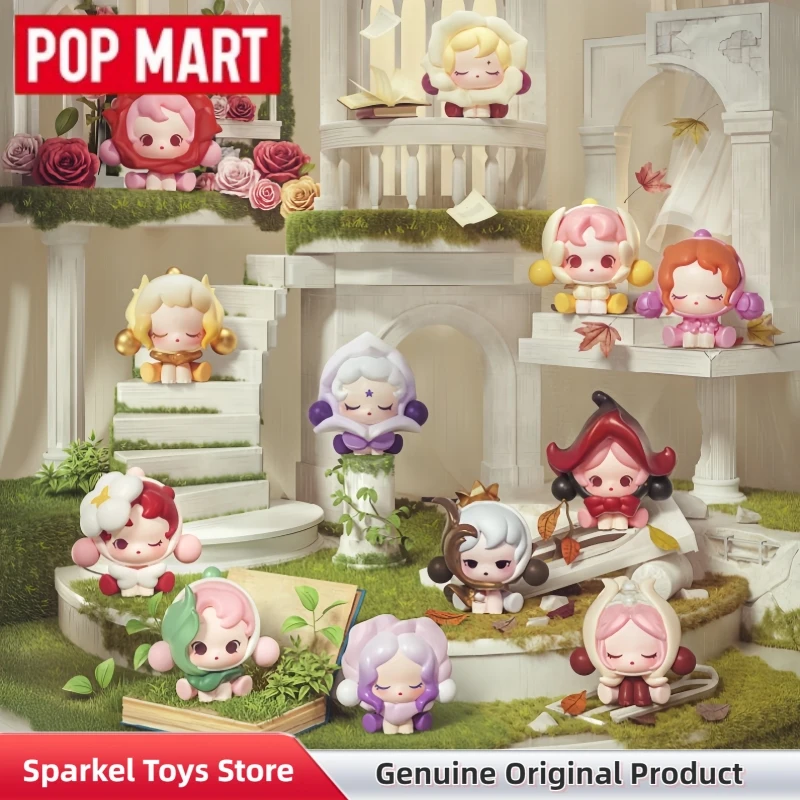 

POPMART Skullpanda Petals In Four Acts Series Mini Figurine Blind Box Cute Popbean Collectible Desktop Ornament Model Toys Gift