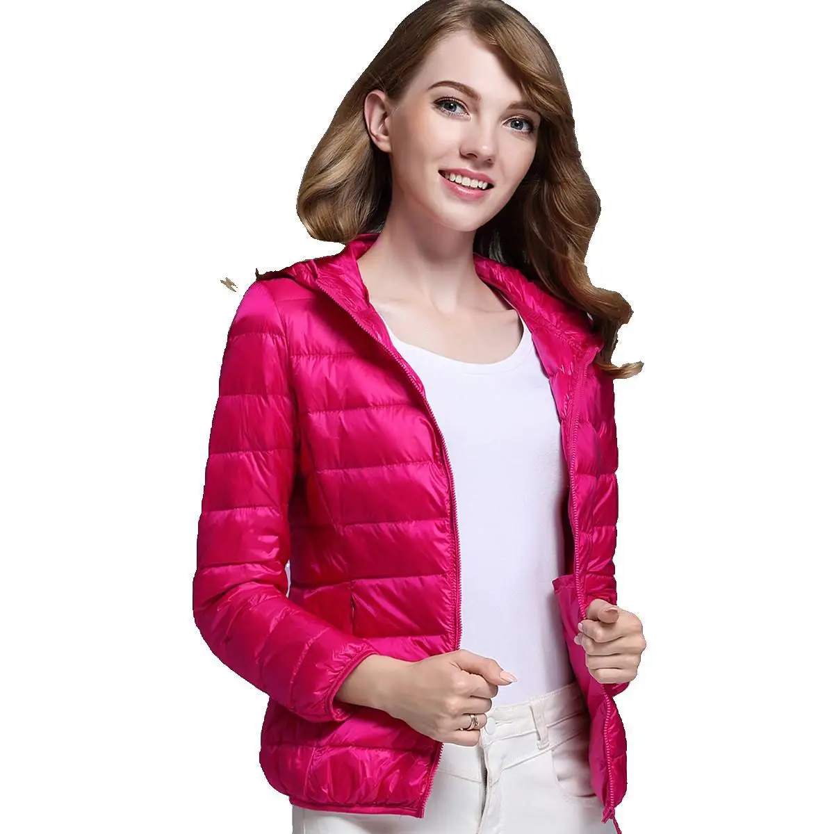 13 Colors Winter Coats Women 2023 New 90% White Duck Down Fashion Short Female Ultra Lightweight Packable Down Coats