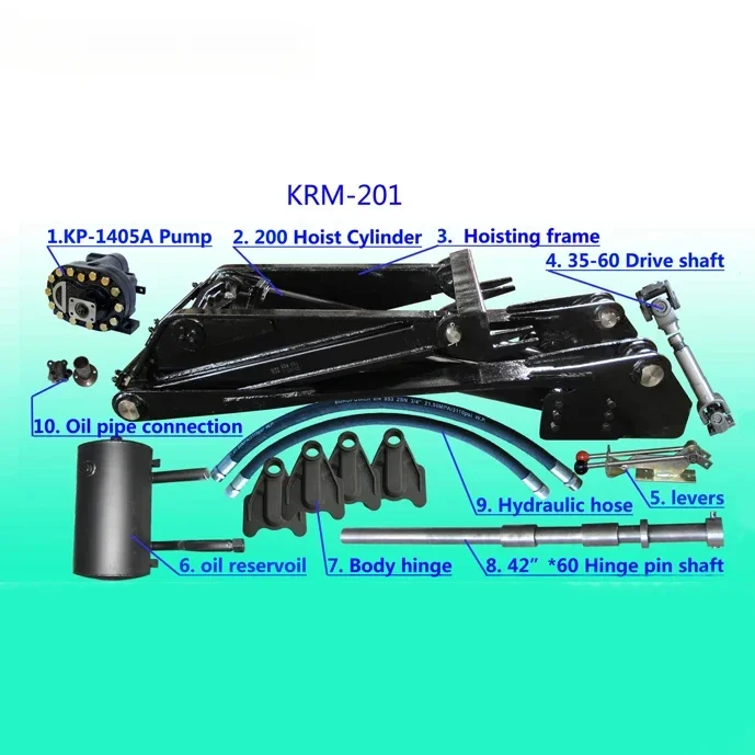 Manufacturer Hydraulic Dump Kit Hydraulic Shear Hoist for Dump Trucks