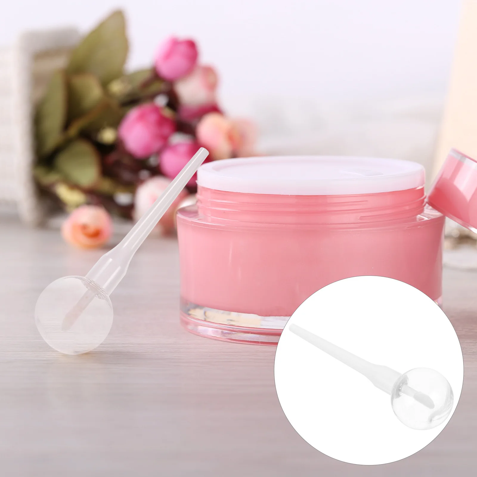 

6Pcs Lollipop Lip Gloss Tube Empty Refillable Transparent Portable Lip Gloss Containers for Women Travel Daily Use Bulk