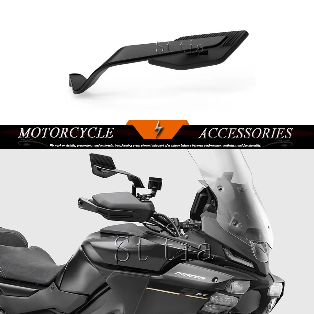 Nuovi specchietti retrovisori in alluminio per moto Specchio antiriflesso blu adatto per Yamaha Tracer 9 Tracer 9 GT 2025 TRACER 9 TRACER 9 GT