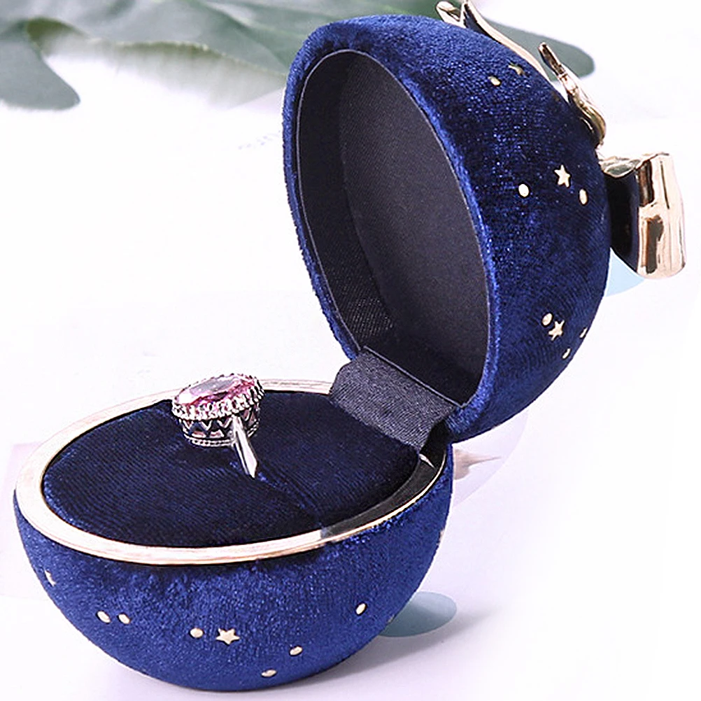 

Corduroy Jewelry Box Storage Case for Rings Necklaces Women Wedding Anniversary Gift Organizer Home Display Large