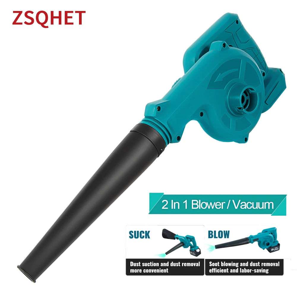 Abeden Cordless Electric Air Blower HY-8010B 2 In 1 Air Blower&Suction Handheld Leaf Computer Dust Collector Cleaner For Makita