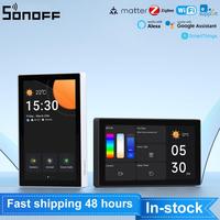 SONOFF NSPanel Pro Smart Home Control Panel 120 Type All in One Control Panel Work As Matter Hub Voice Control Via Alexa Google
