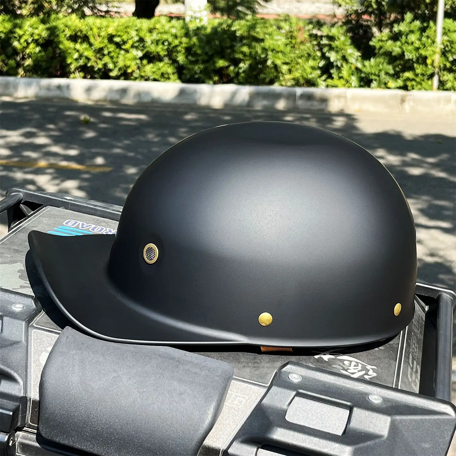 Premium Retro Half Helmet for Motorcycle Scooter Electric Bike - Outdoor Riding off Road Safety Helmet
