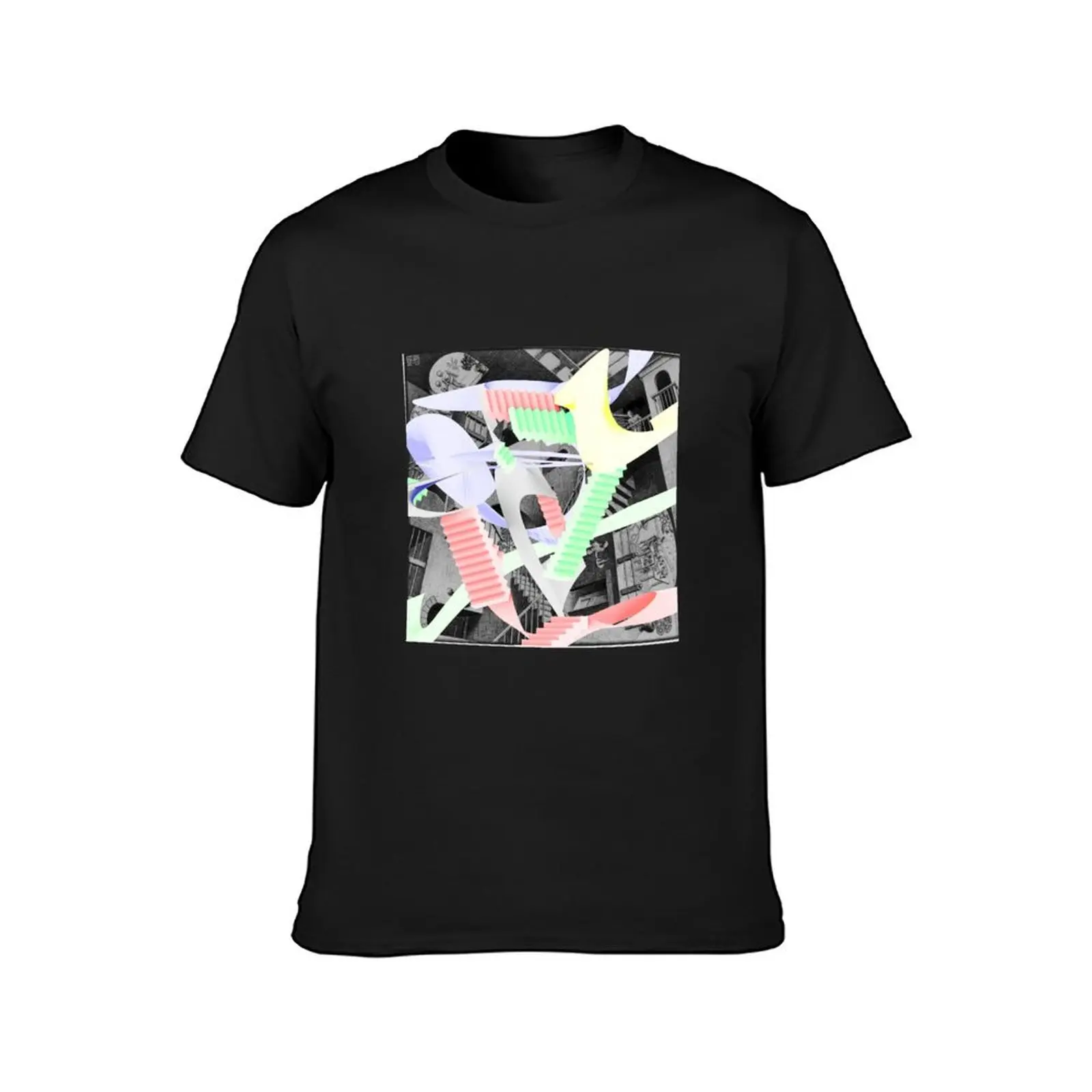 escher T-Shirt tees anime clothes men t shirt