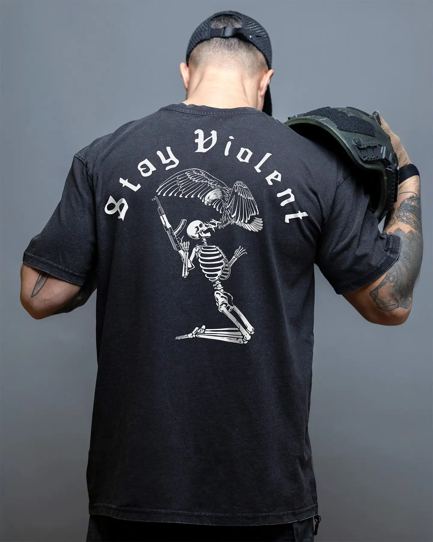 Summer Stay Violent _ Breathable T-shirt Cotton T-shirts for Cross-country Sports view 6