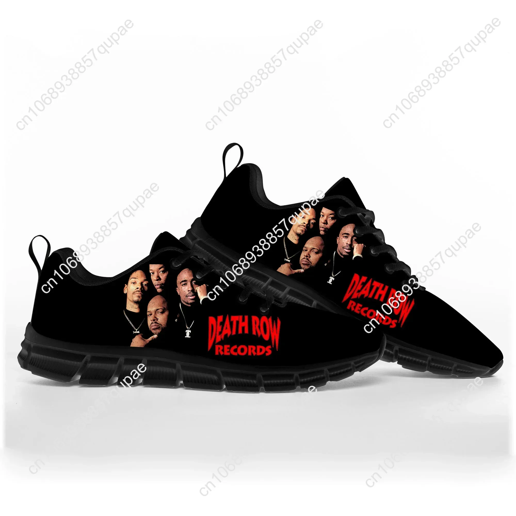 Death Row Records Sports Shoes Mens Womens Sneakers 3D Print Pattern Casual Custom Couple High Quality Shoes