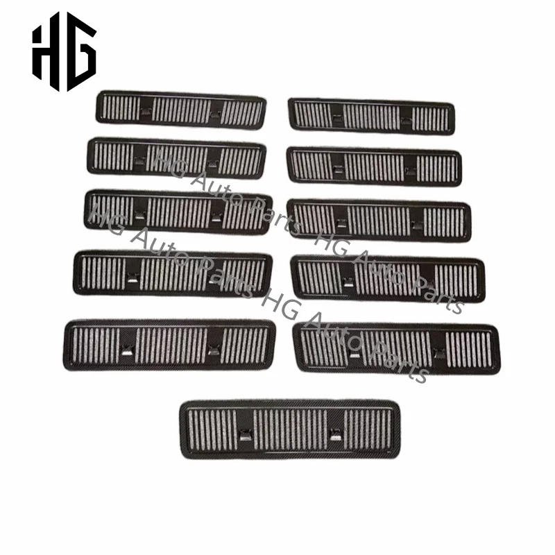 

Modified CF Front Car Bumper Engine Hood Air Vents Intake Scoop Cover For Mercedes Benz G Class Wagon W464 W463A G63 2019-2022