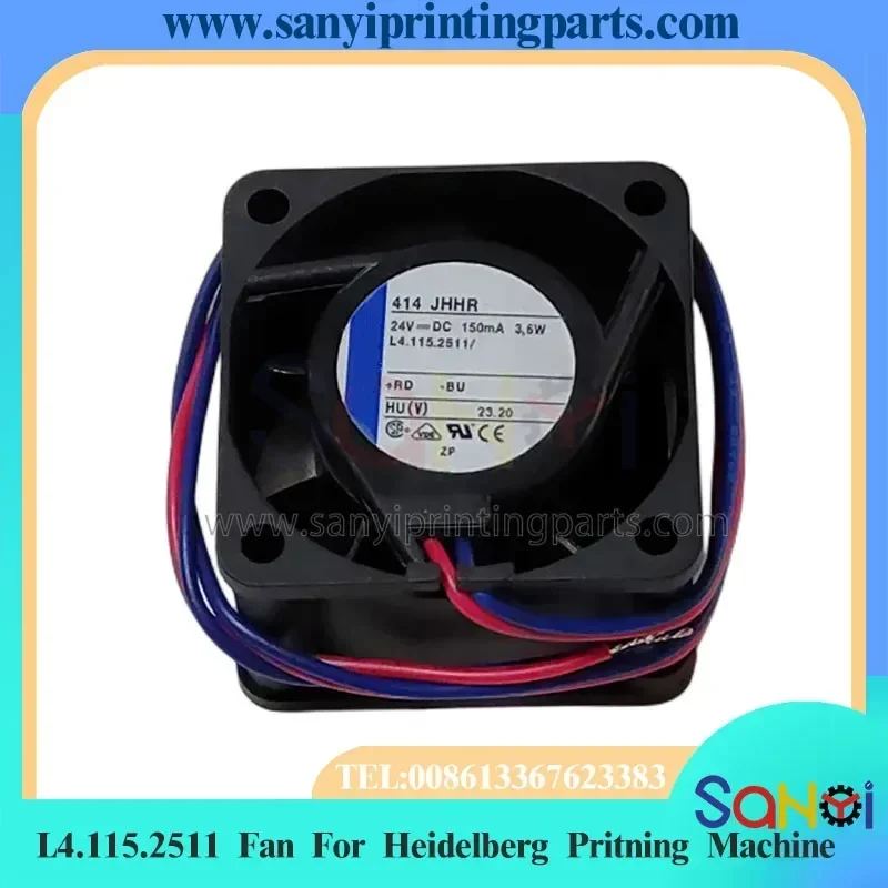 

Лучшее качество L4.115.2511 Вентилятор 40x25 мм для деталей печатной машины Heidelberg CD74 XL75