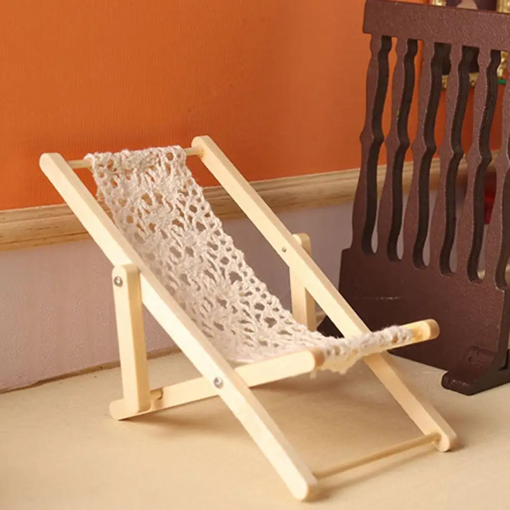 Amusing Dollhouse Furniture Fine Workmanship Miniature Furniture Braided Rope Dollhouse Decoration