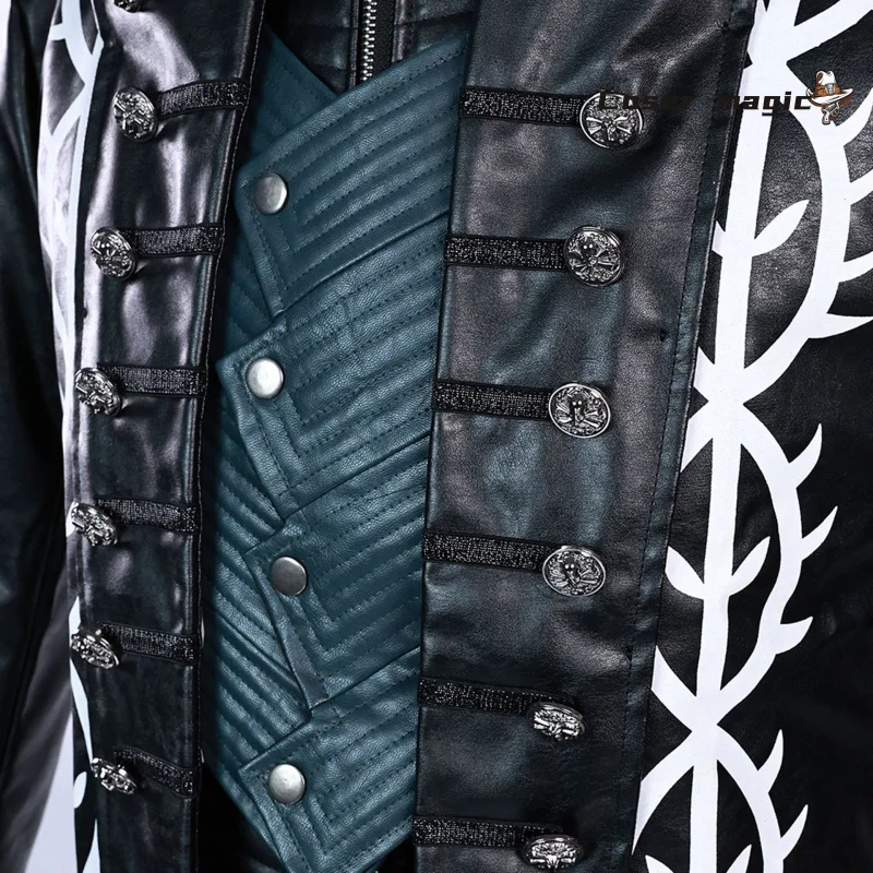 Game Devil May Cry 5 Vergil Cosplay Costume Uniform Halloween Carnival Party Christmas Play Role Clothes Clothing