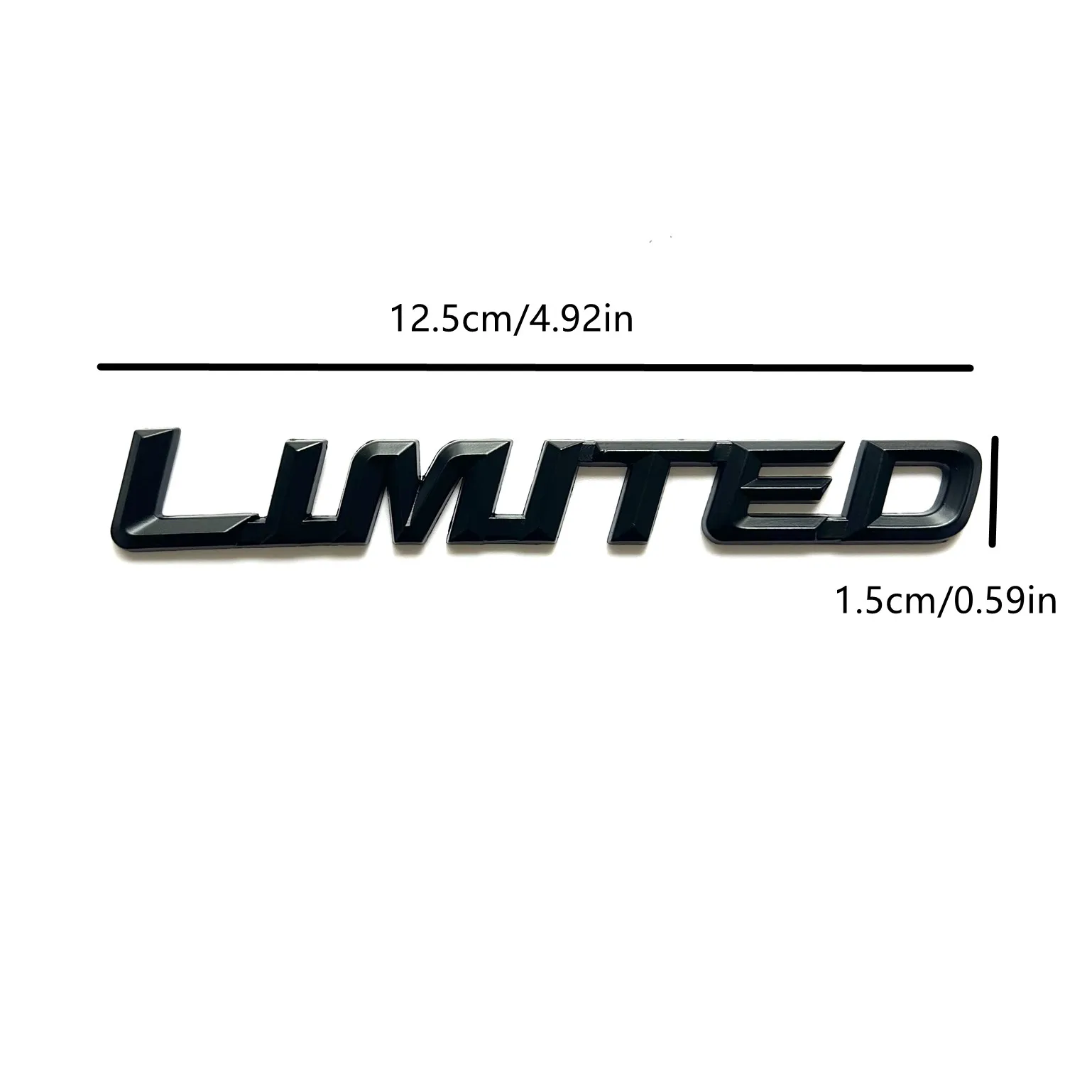 3D Metal Letters Logo Limited Emblem Car Fender Badge Rear Trunk Sticker for Toyota Highlander Jeep Limited Sticker Accessories