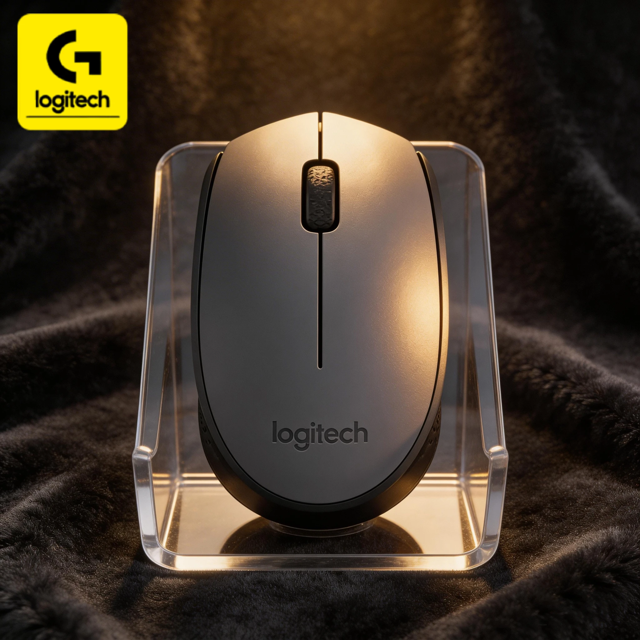 Ratón óptico inalámbrico Logitech M170, mini receptor USB, duración de la batería de 12 meses, hace que el trabajo sea más eficiente.