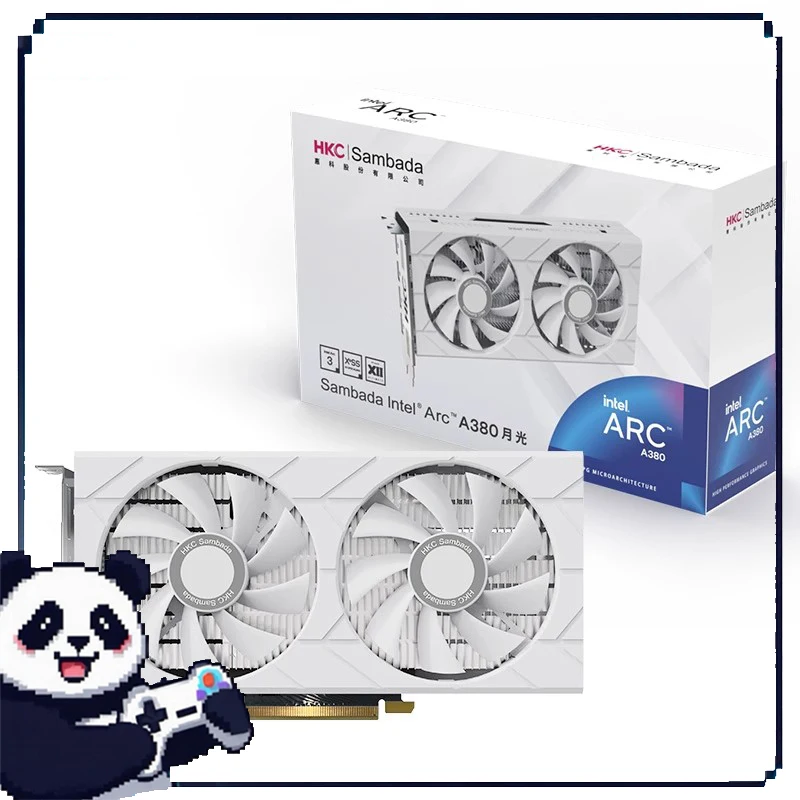 

Inel Arc A380 Graphics Card 6g Gddr6 Xess 222mm Desktop Pc Gaming Office Video Editing Graphics Card Computer Accessories