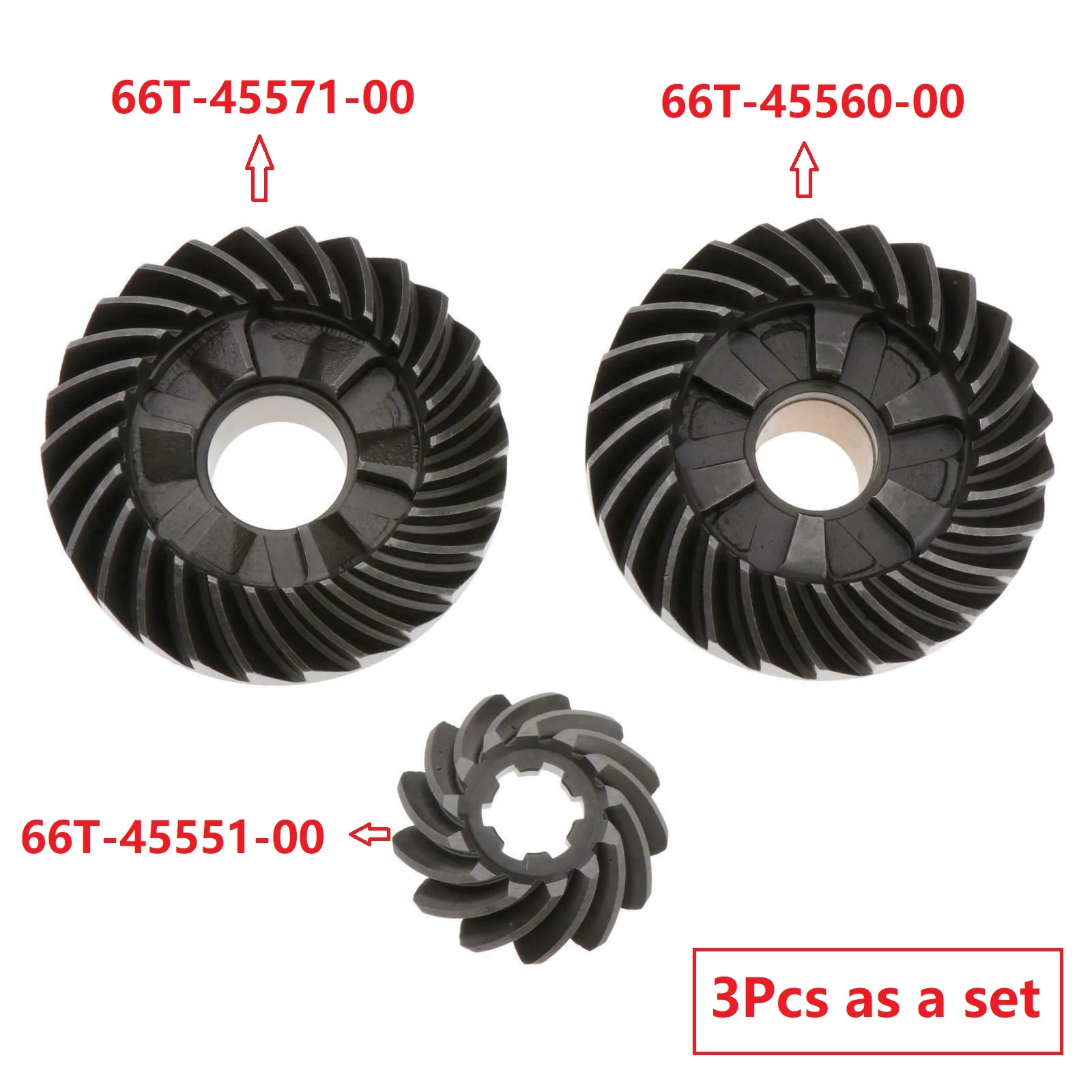 Boat 66T  Gear Set For Yamaha Outboard Engine Motor 30HP 40HP F30 F40 PINION Gear FORWARD Gear REVERSE Gear