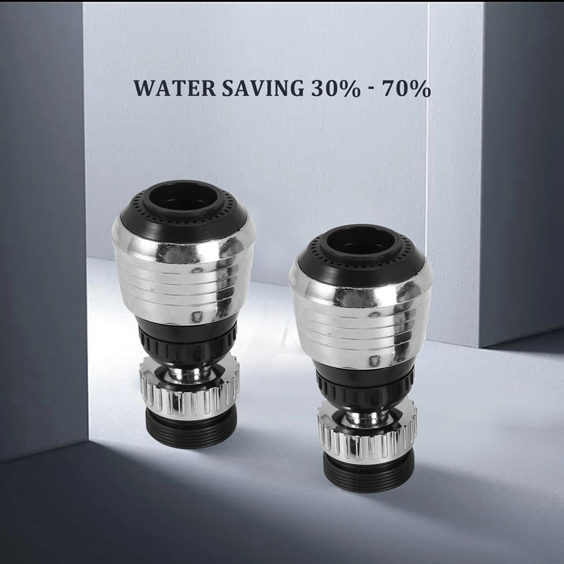 360 Degree Faucet Filter Tip Water Bubbler Faucet Anti-Splash Economizer Kitchen Supplies