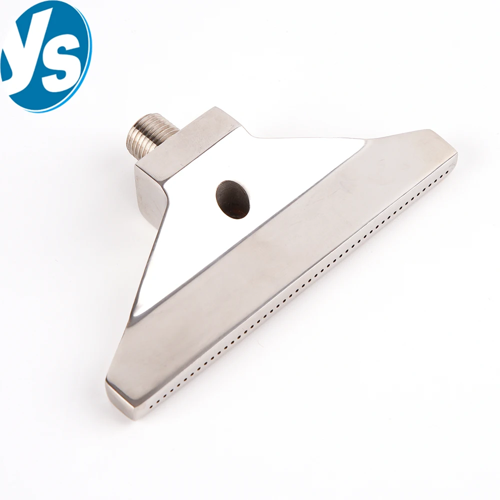Discount 110mm 48 Holes Flat Fan Widened Blow Nozzle 1/4'' BSPT Stainless Steel Air Nozzle Dust Removal Cleaning Spray Nozzle