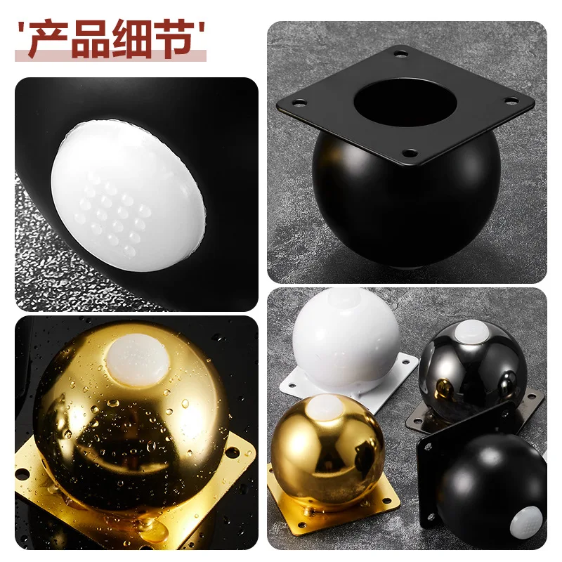 4 قطعة أقدام خزانة سبائك الألومنيوم قابل للتعديل ارتفاع أرجل قطع الأثاث المكتبية أريكة سرير عدم الانزلاق دعم القدم قدم الأجهزة