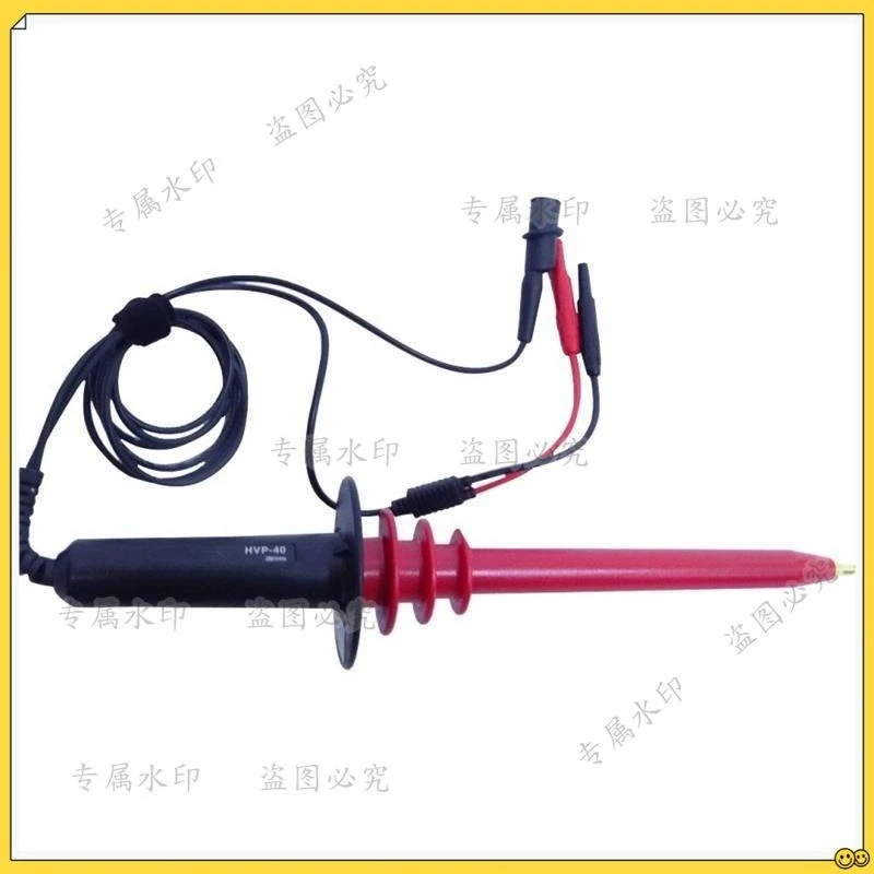 

HVP-40 AC and DC dual-purpose high voltage attenuation probe 1000:1 connected to multimeter high voltage test rod