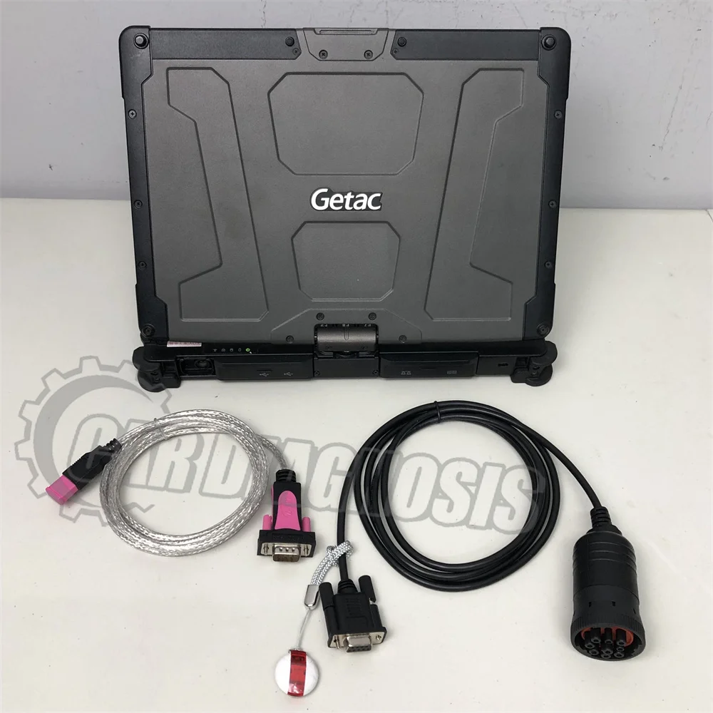 

for Liebherr crane excavator diagnosis kit+Getac V110 Laptop For Liebherr 2.14 Sculi trunk diagnostic scanner tool key dongle