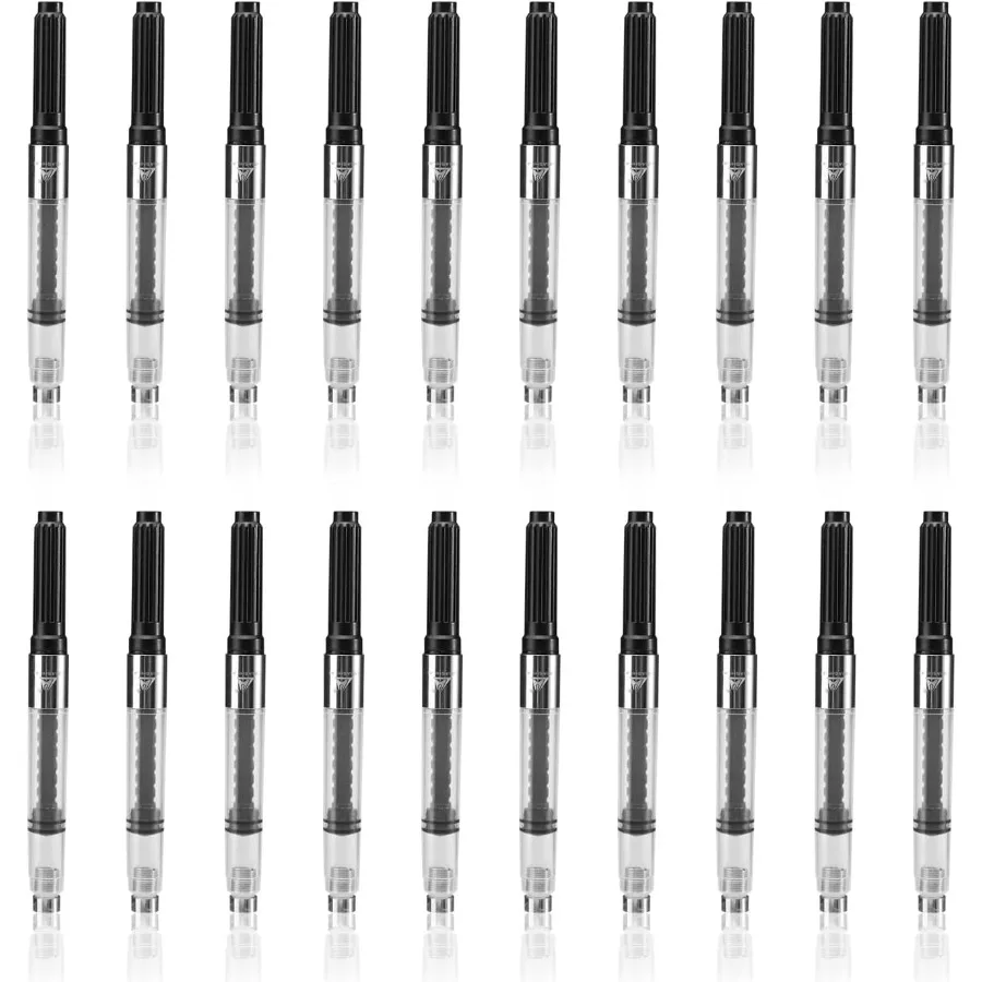 

20 шт. многоразовая универсальная перьевая ручка, конвертер чернил Screwin Style Intertiol, перьевая ручка, конвертер картриджа с чернилами Strd Ink Co