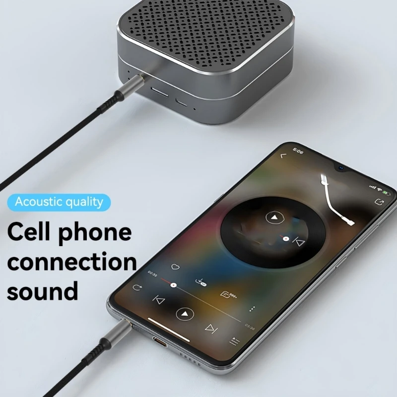 H7JF 3,5 мм типа от C до 3,5 мм мужской адаптер Audios Audios Cable для динамика для наушников