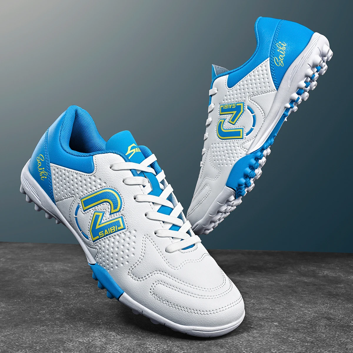 

Men's sports shoes, football shoes, TF nail, durable rubber outsole, wear-resistant and anti slip, providing super strong grip