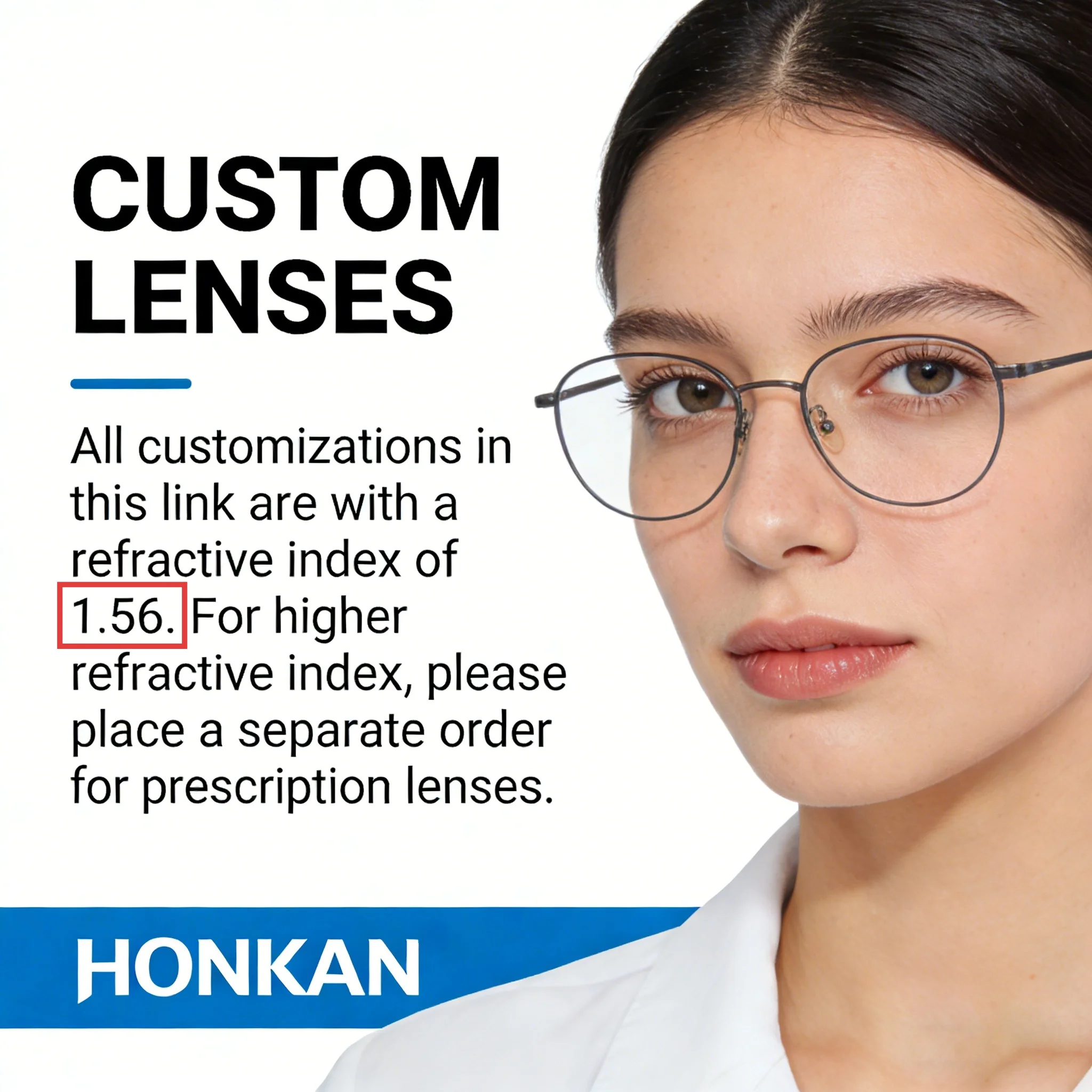 HONKAN Kleine Acetat-Brillenfassung Vintage Runde Handgefertigte Vollrand-Brillengestelle für Herren und Damen Kurzsichtigkeit Lesebrille – Detail 1