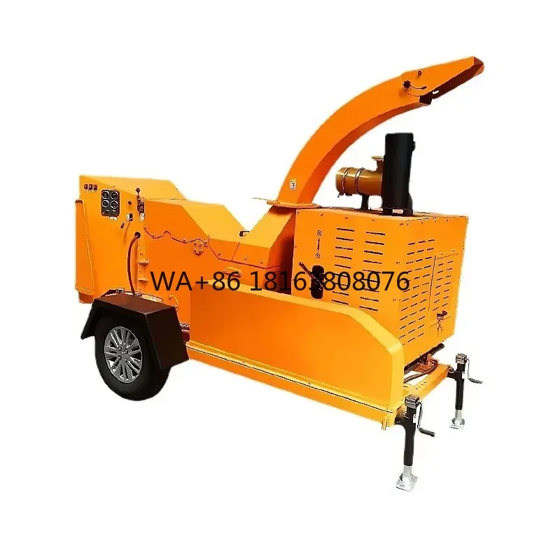 Mobile Wood Chipper/Shredder for Orchards and Gardens Suitable for Timber Straw and Branches Available in Large and Small