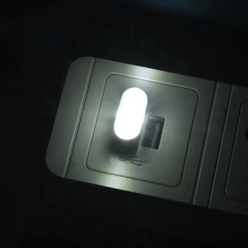 

Car Mini USB LED Ambient Light Decorative Atmosphere Lamps For Interior Environment Auto PC Computer Portable Light Plug Pl O5Y8