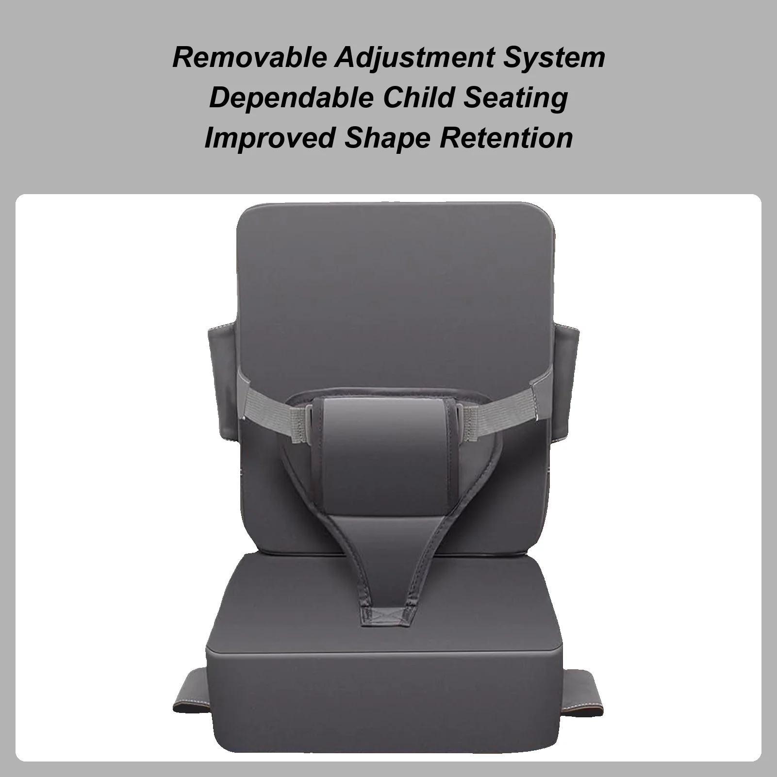 

Вставка для стульчика, детский обеденный стул, подушка для сиденья 1-6 лет, противоскользящий коврик для малышей с ремешком для дома, детского сада, квартиры, отеля