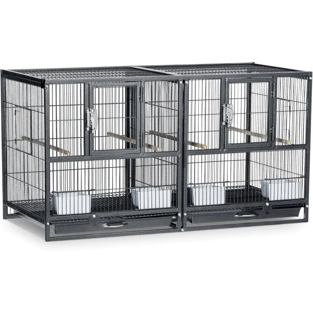 

Клетка для разведения животных Hampton Deluxe Divided Breeder Cage 37.5 x 18 x 20.5"H (075)