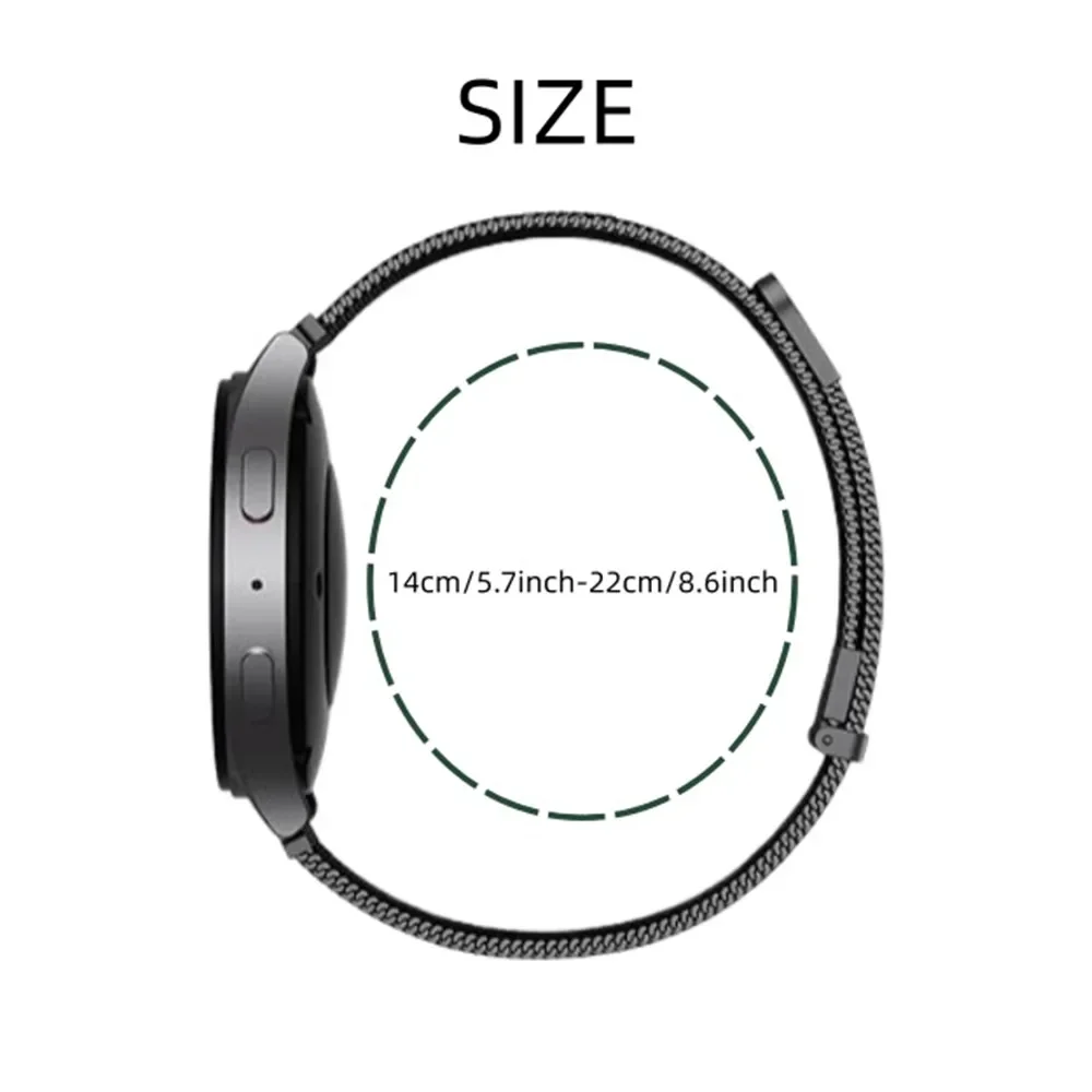 Metal Bands for Redmi Watch 3 Lite/Active Band, Double Layer Magnetic Strap